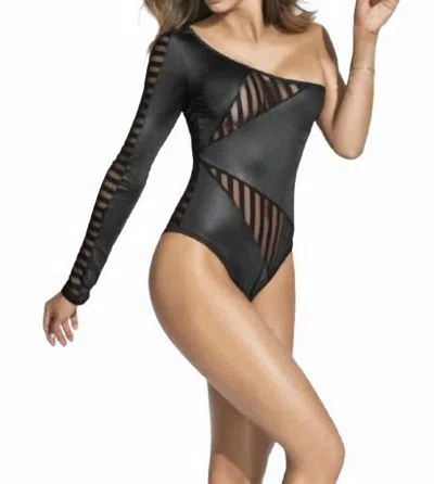 Mapalé Deep Cut Bodysuit In Black