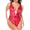 Mapalé Mapale Embroidered Underwire Teddy In Red