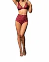 Mapalé Exquisite 2 Piece Bra Set In Burgundy In Burgundy