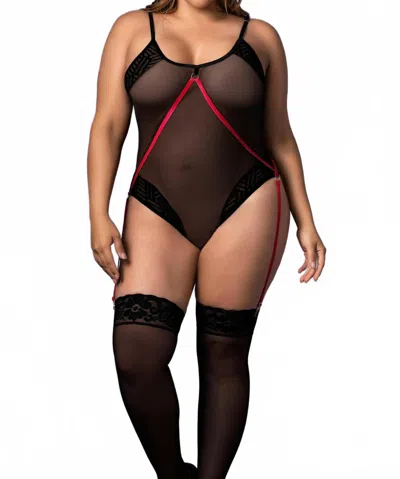 MAPALÉ FUEGO TEDDY - PLUS SIZE IN BLACK