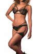 Mapalé Jade Two Piece Bra Set In Black In Black
