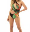 Mapalé Jane One Piece Swimsuit In Bali Flower In Multi