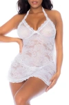 Mapalé Mapale Lace Babydoll & G-string Set