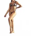 Mapalé Miami One Piece Monokini In Grey Grey In Brown