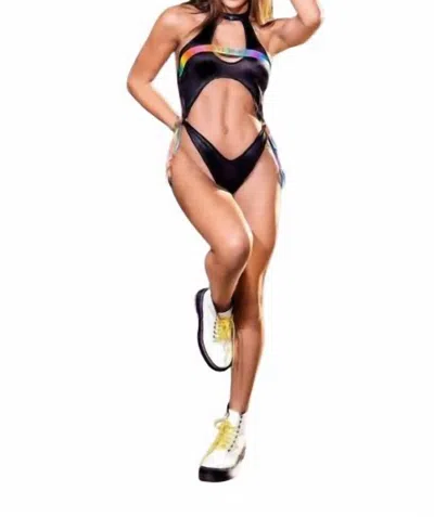 Mapalé Rainbow Pride Bodysuit In Black