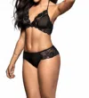 Mapalé Two-in-one Babydoll Set In Black