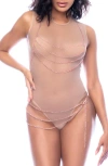 Mapalé Mapale Two-piece Body Chain Set In Rose Gold