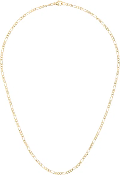 Maple Gold Figaro Necklace In 14k Gold Filled