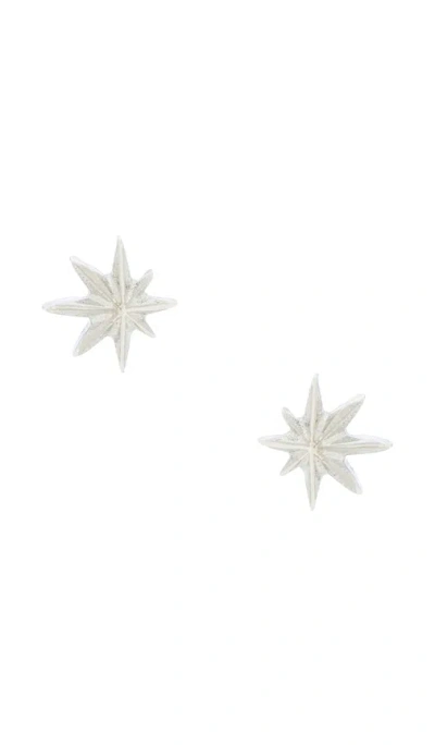Maple Hempstar Earrings In Metallic