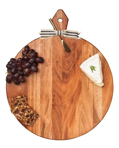 Maple Leaf At Home 20x16 Acacia Heirloom Board & Spreader In Beige