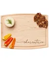 Maple Leaf At Home Charcuterie Script Maple Arched Artisan Board
