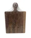 Maple Leaf At Home Mr. & Mrs. Wood Cheeseboard In Walnut In Brown