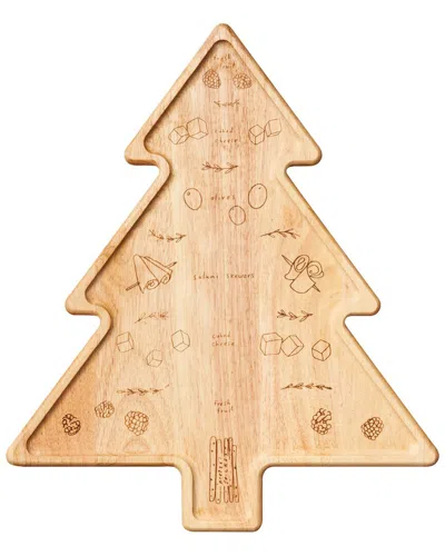 Maple Leaf At Home Tree Cheese Map Board In Brown
