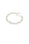 Maple Romi's Bracelet In Silver 925 & Emerald