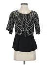 Maple Short Sleeve Blouse In Black