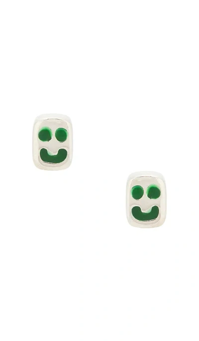 Maple Smiley Earrings In Multi