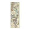 Maples Abstract Stone Rectangular Indoor Runner In Sand