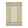 Maples Border Plaid Indoor Rectangular Accent Rug In Sand