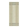 Maples Border Plaid Indoor Rectangular Runner In Sand