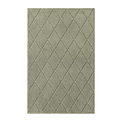 Maples Diamond Gray Indoor Rectangular Accent Rug