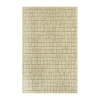 Maples Grid Indoor Rectangular Accent Rug In Sand