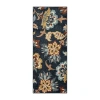 Maples Jacobean Floral Indoor Rectangular Runner In Blue
