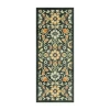Maples Multi Floral Navy Indoor Rectangular Runner In Blue
