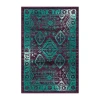 Maples Nora Bordered Indoor Rectangular Area Rug In Purple
