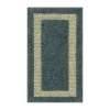 Maples Solid Cut And Loop Indoor Rectangular Accent Rug In Blue