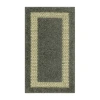 Maples Solid Cut And Loop Indoor Rectangular Accent Rug In Gray