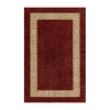Maples Solid Cut And Loop Indoor Rectangular Accent Rug In Red