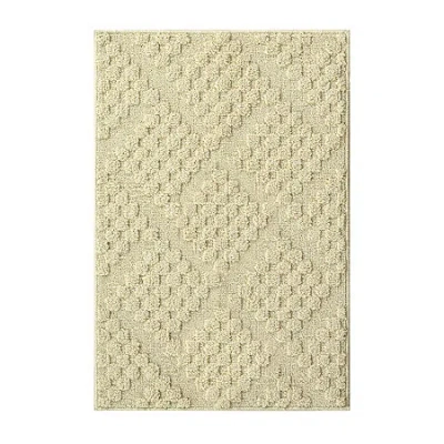 Maples Textured Solid Weave Indoor Rectangular Accent Rug In Sand