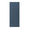 Maples Textured Solid Weave Indoor Rectangular Runner In Blue