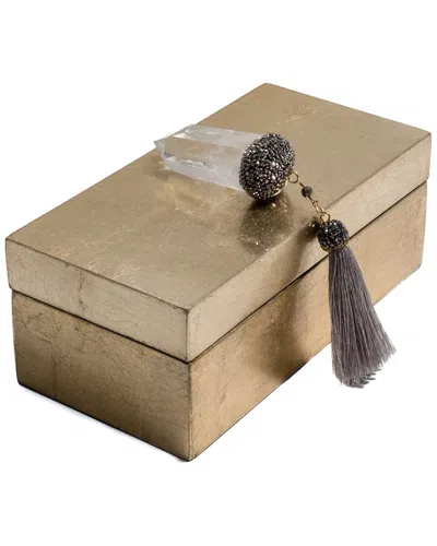 Mapleton Drive Medium Brushed Gold Box