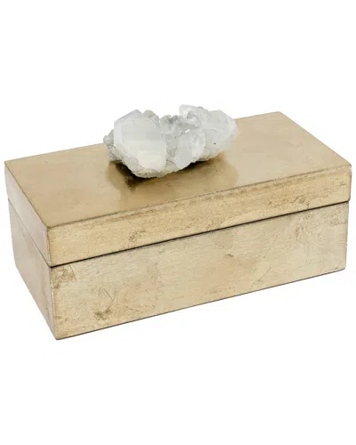 Mapleton Drive Medium Brushed Gold Box