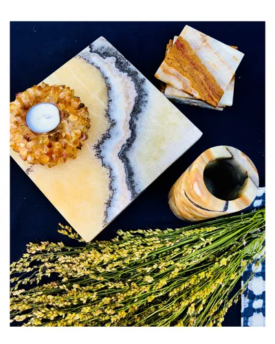Mapleton Drive Onyx Agate Cheese Board Tray