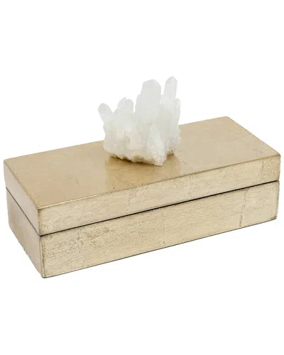 Mapleton Drive Small Brushed Gold Box