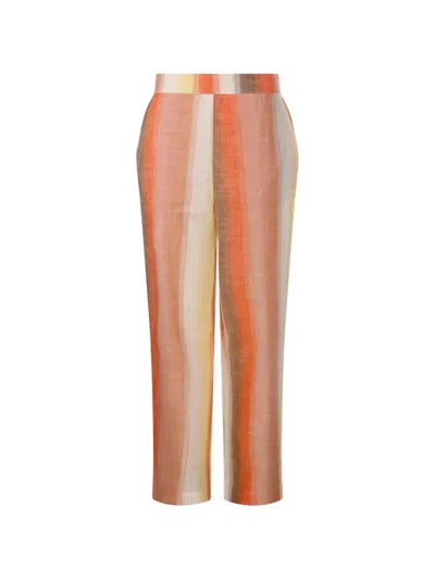 Mapoesie Joe Horizon Striped Trousers In Multi