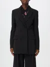 Mar De Margaritas Blazer  Woman Color Black In Schwarz