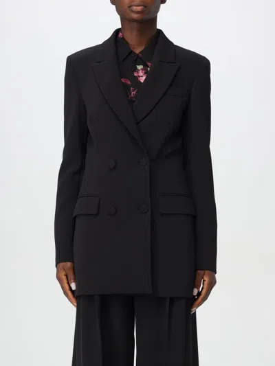 Mar De Margaritas Blazer  Woman Color Black In Schwarz