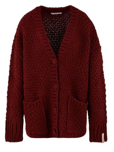 Mar De Margaritas Sweaters Bordeaux In Red