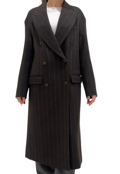 Mar De Margaritas Coat Frosted Woman  Doublepet In Brown