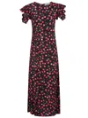 Mar De Margaritas Black Viscose Dress