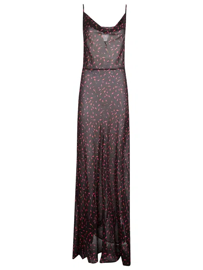 Mar De Margaritas Dress In Burgundy