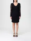 Mar De Margaritas Dress  Woman Color Black In Black