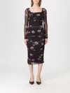 Mar De Margaritas Dress  Woman Color Black In Multi
