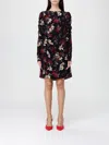 Mar De Margaritas Dress  Woman Color Brown In Black