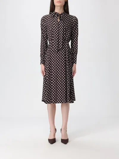 Mar De Margaritas Dress  Woman Color Brown In Black