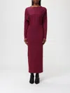Mar De Margaritas Dress  Woman Color Burgundy In Burgundy