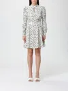 Mar De Margaritas Dress  Woman Color Green In White